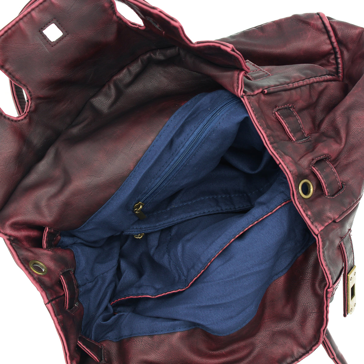 BORSA DOPPIO MANICO BORDEAUX 