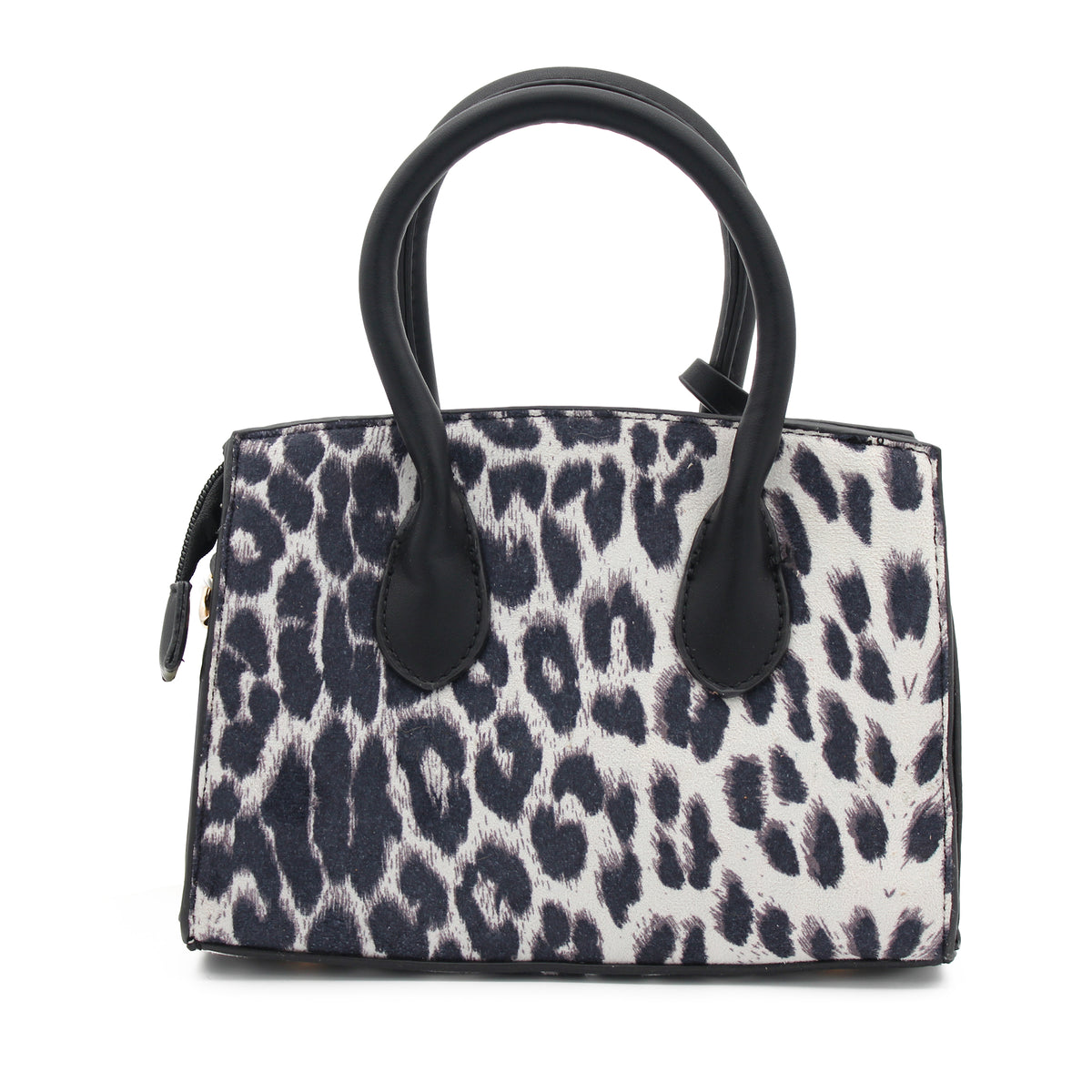 BORSA PICCOLA RIGIDA MACULATA NERA 