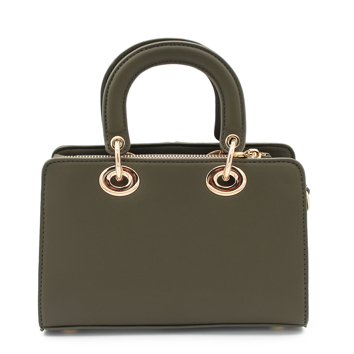 BORSA SCACCHI ECOPELLE E SUEDE VERDE 