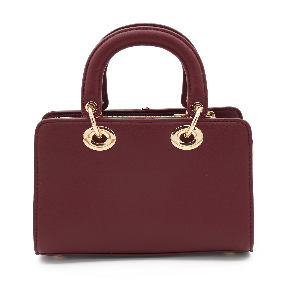BORSA SCACCHI IN ECOPELLE E SUEDE BORDEAUX 