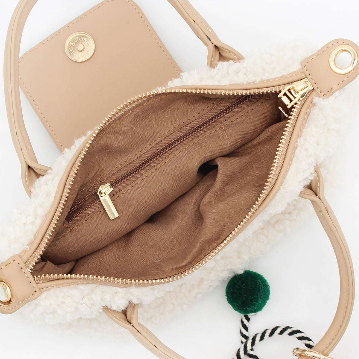 BORSA TEDDY PICCOLA BIANCA 