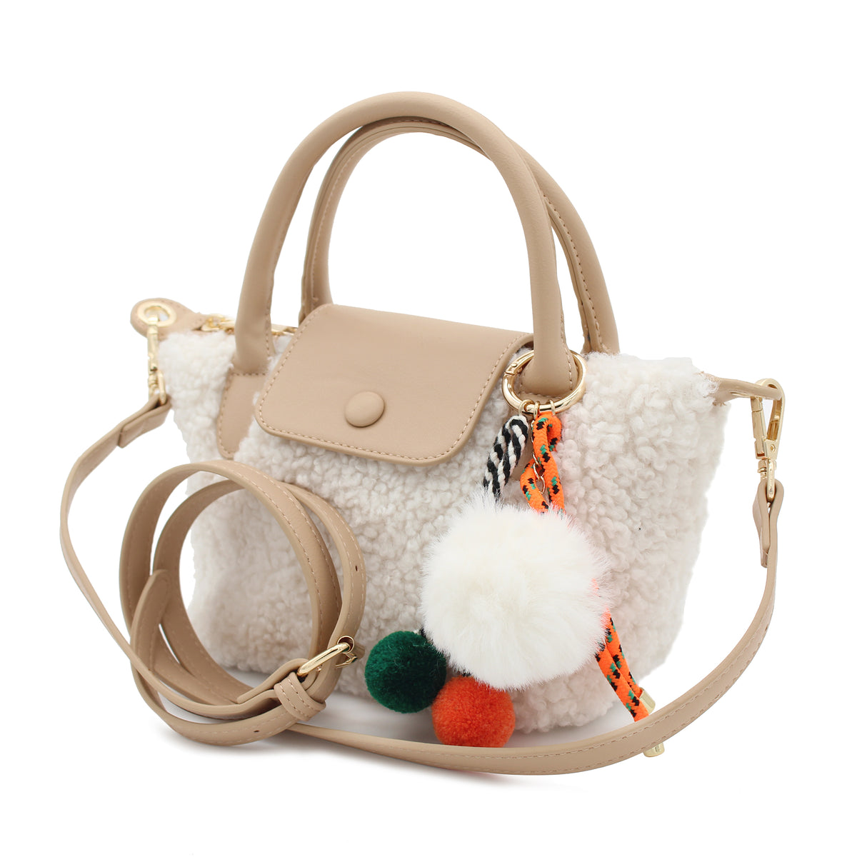 BORSA TEDDY PICCOLA BIANCA 