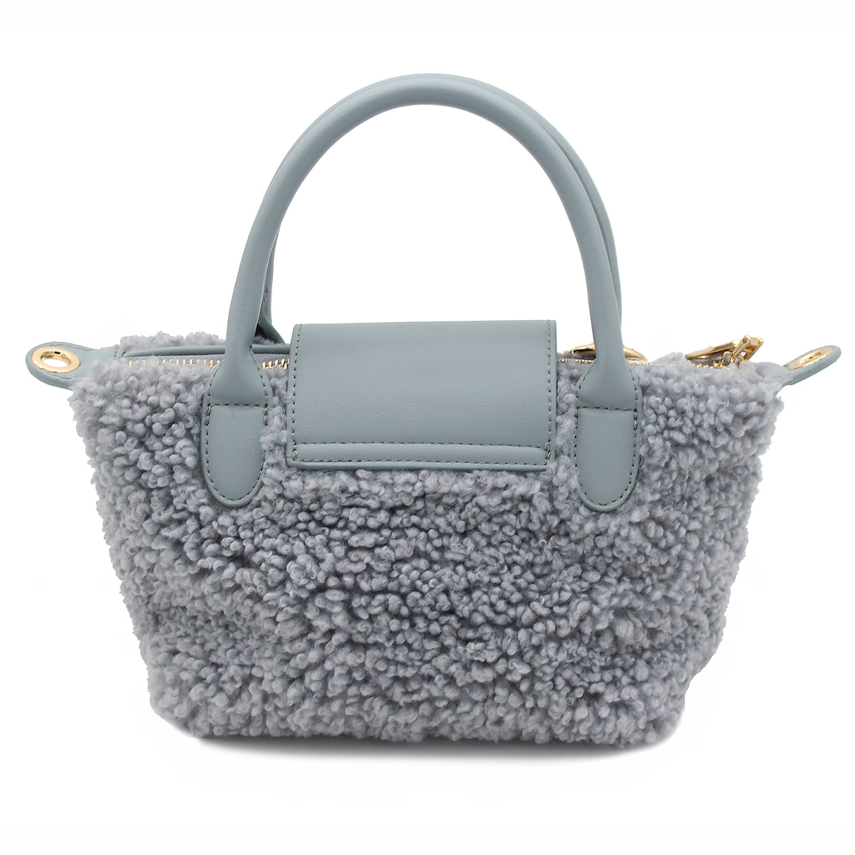 BORSA TEDDY PICCOLA AZZZURRO POLVERE 