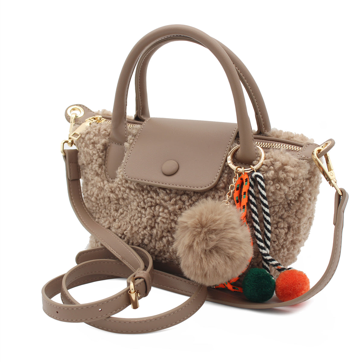 BORSA PICCOLA TEDDY NOCCIOLA 