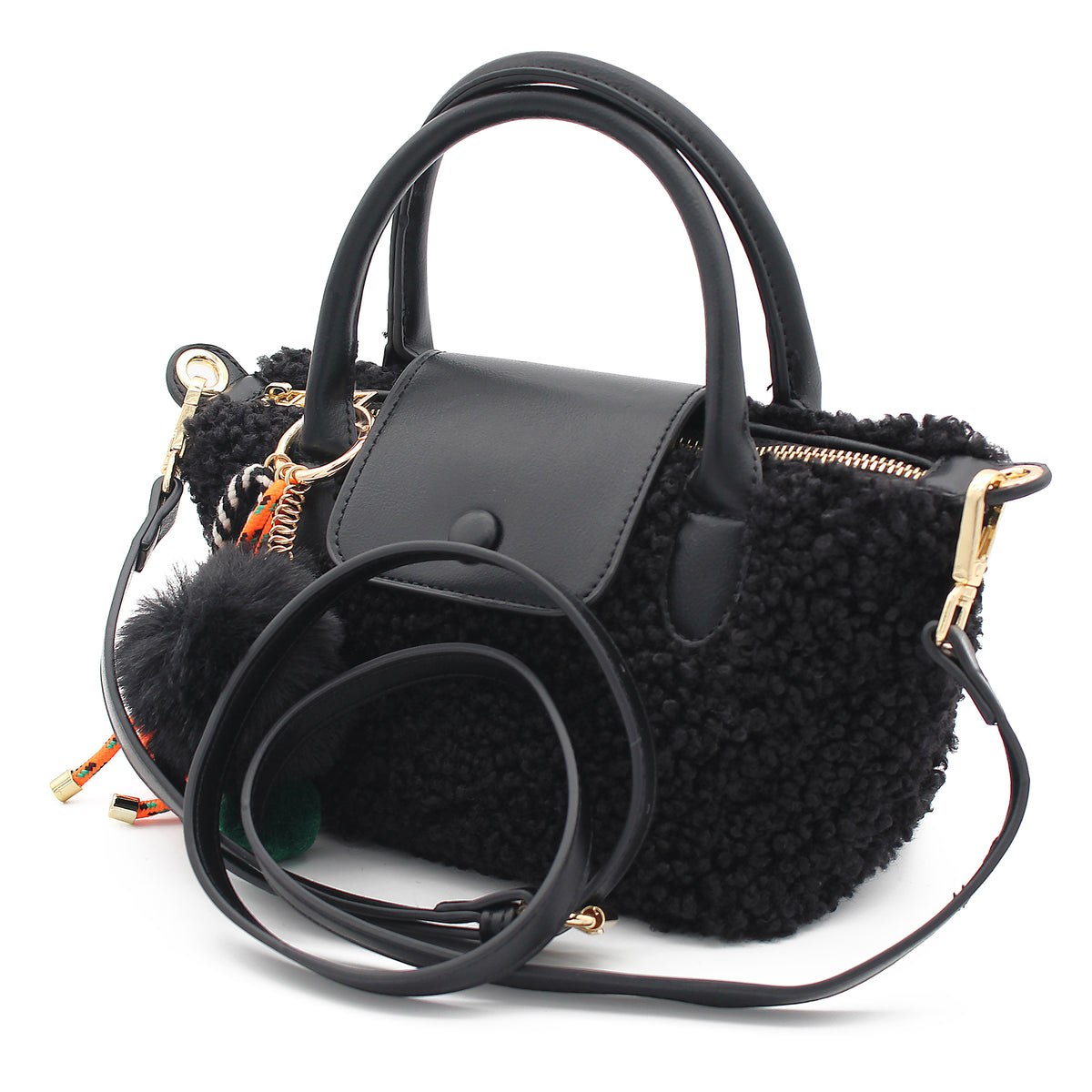 BORSA PICCOLA TEDDY NERA 