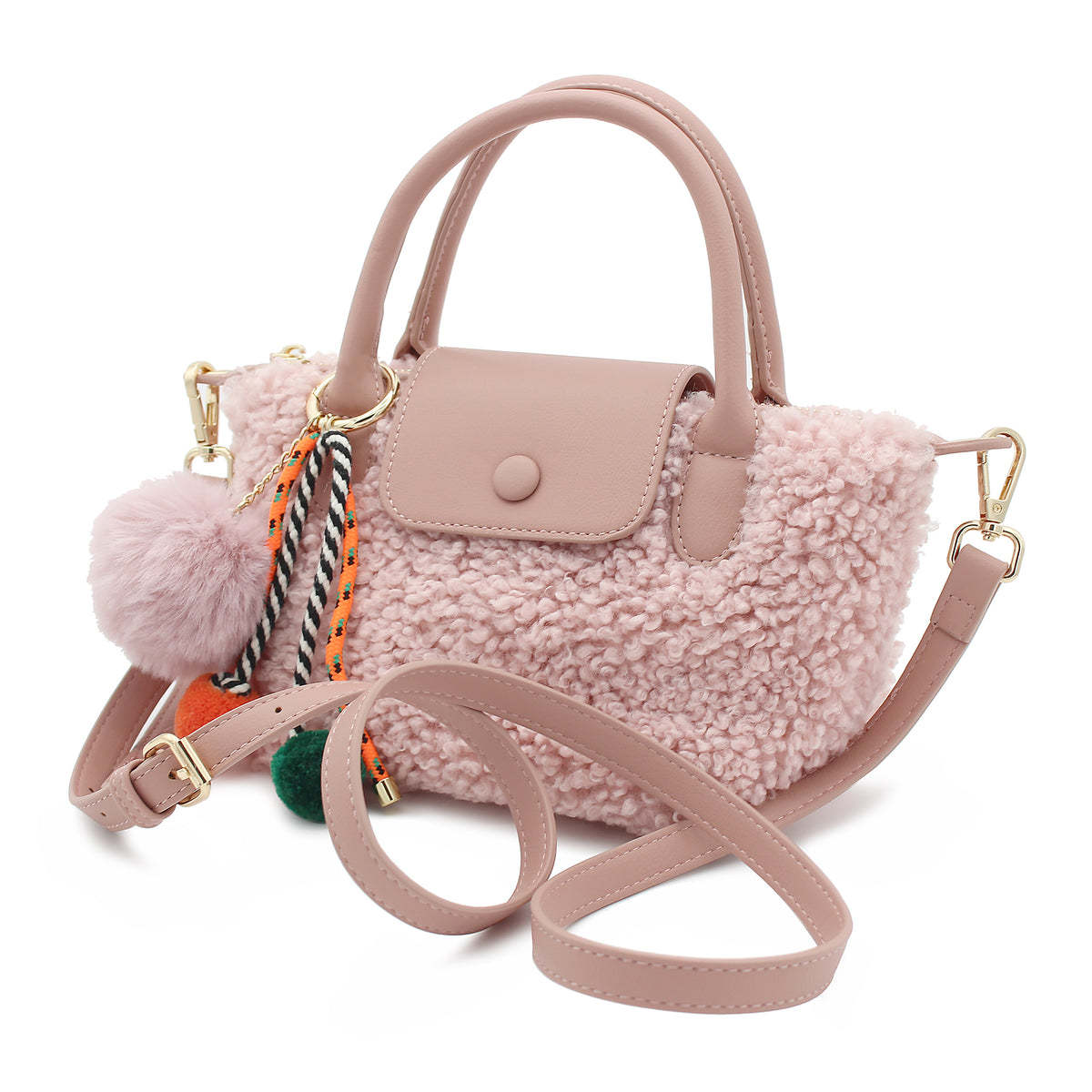 BORSA PICCOLA TEDDY ROSA 