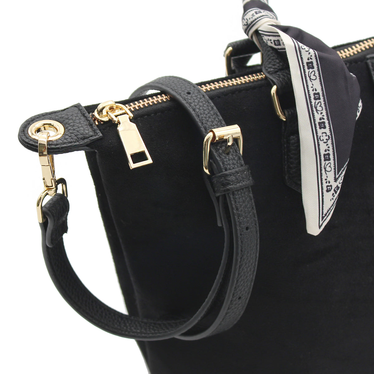 BORSA LGC FOULARD GRANDE NERO 