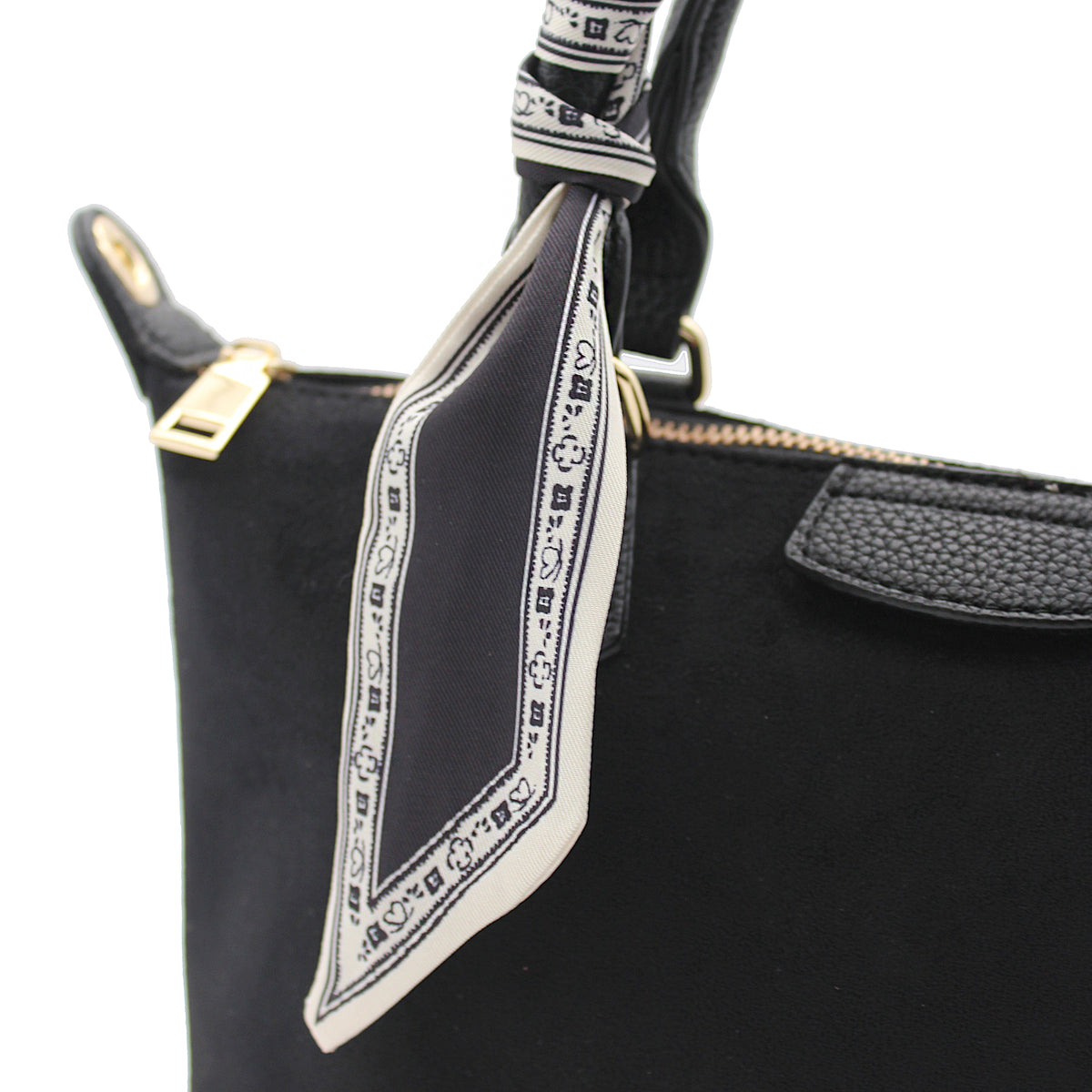 BORSA LGC FOULARD PICCOLA NERO 