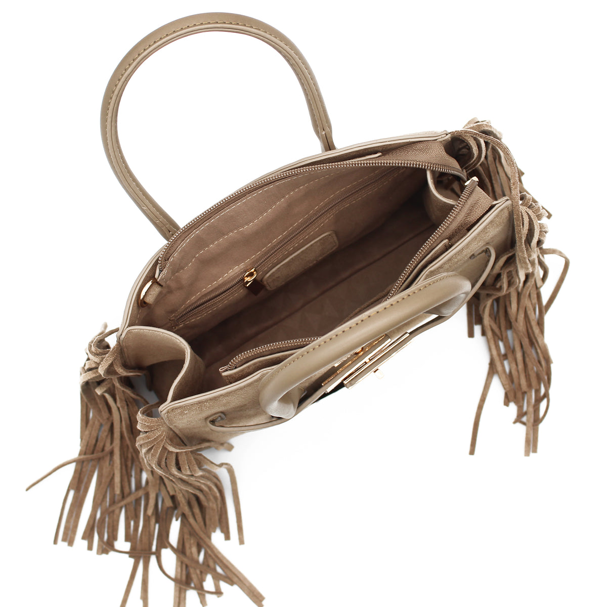 BORSA RIGIDA CON FRANGE CACHI 