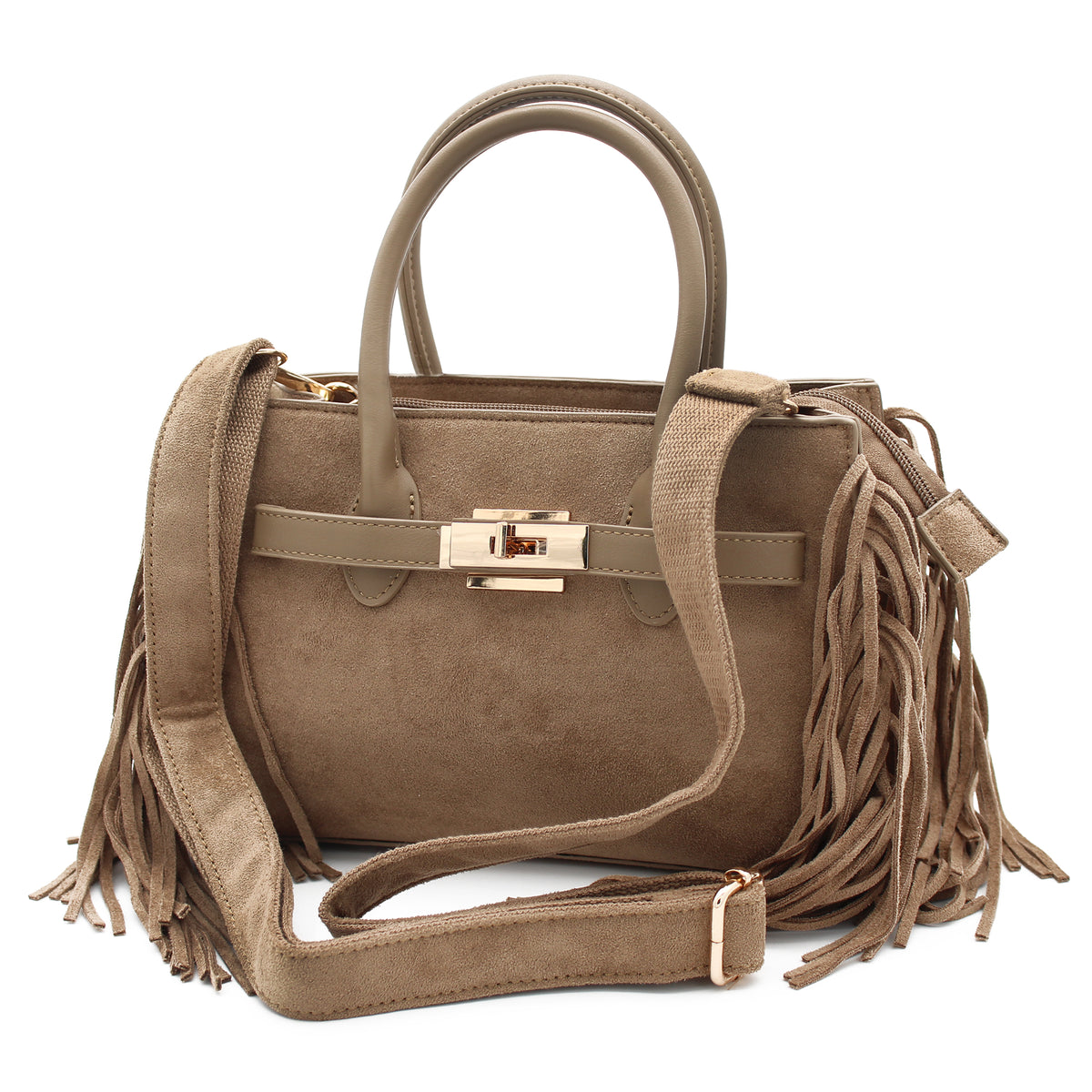 BORSA RIGIDA CON FRANGE CACHI 