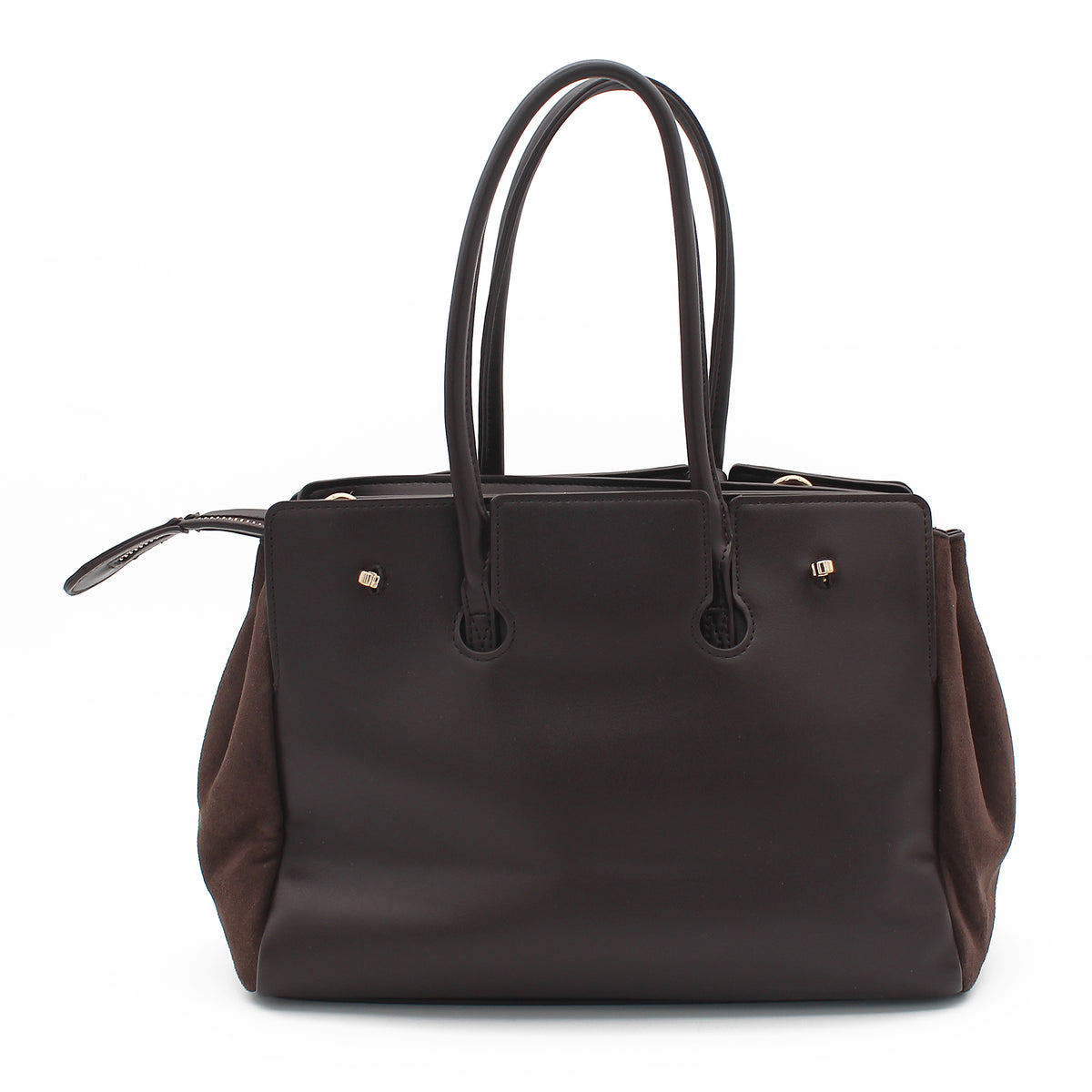 BORSA MARRONE CON CINTURINO 