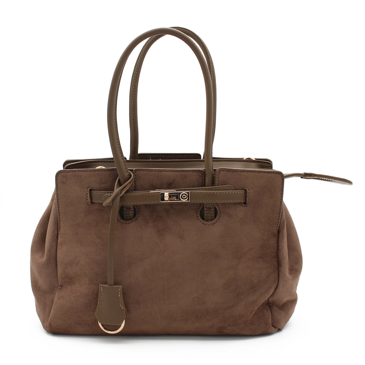BORSA KAKI CON CINTURINO 