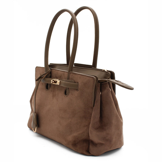 BORSA KAKI CON CINTURINO 