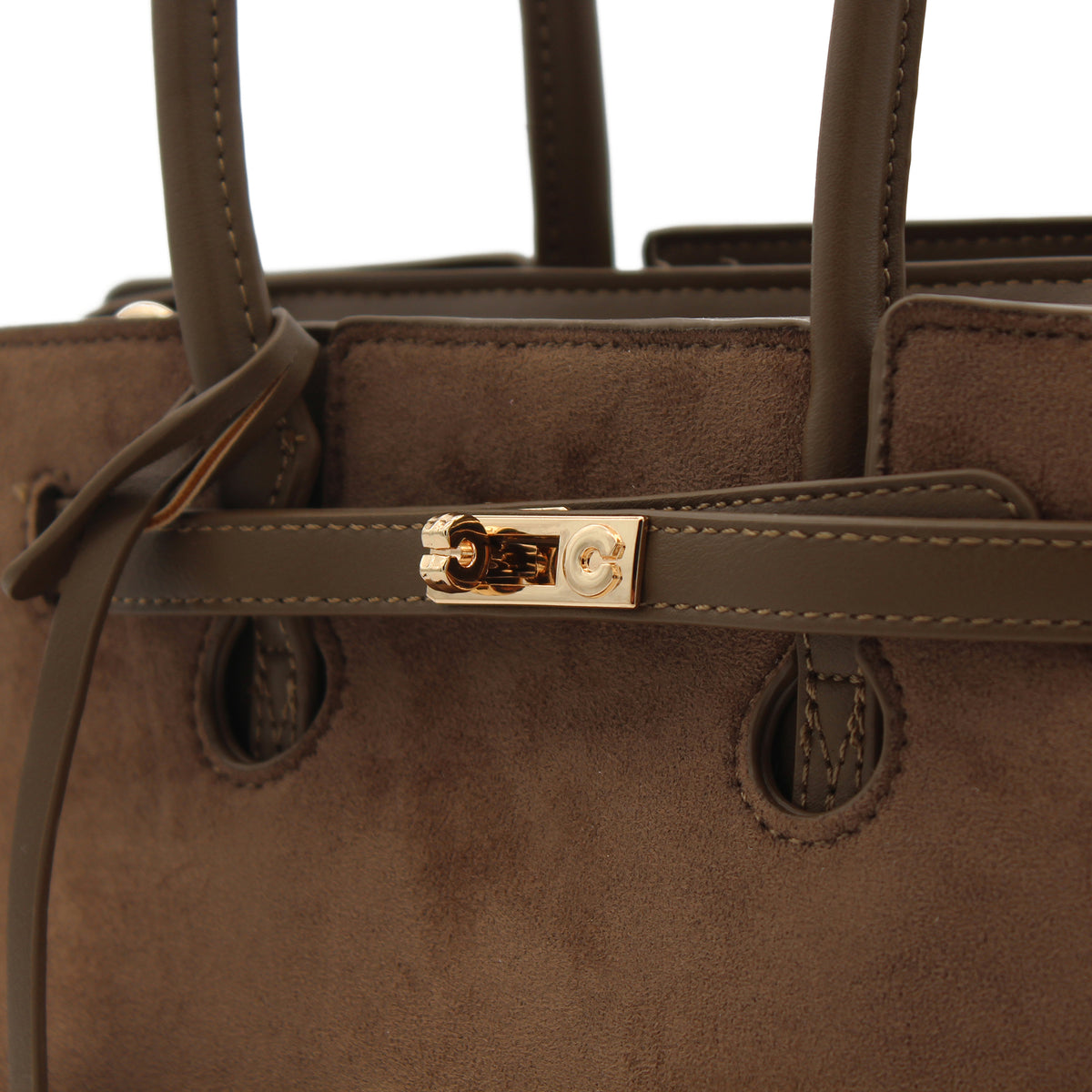 BORSA KAKI CON CINTURINO 