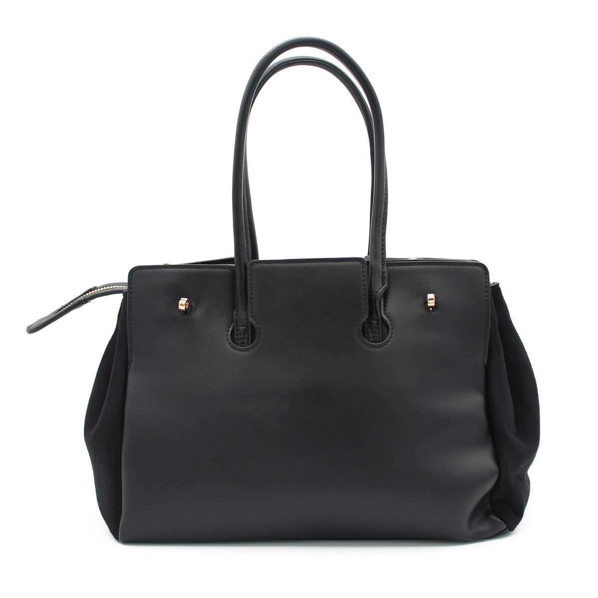 BORSA NERA CON CINTURINO 