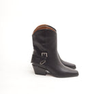 STIVALETTO CAMPEROS NERO CON STAFFA 