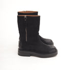 STIVALETTO IN CAMOSCIO VINTAGE NERO 