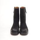 STIVALETTO IN CAMOSCIO VINTAGE NERO 