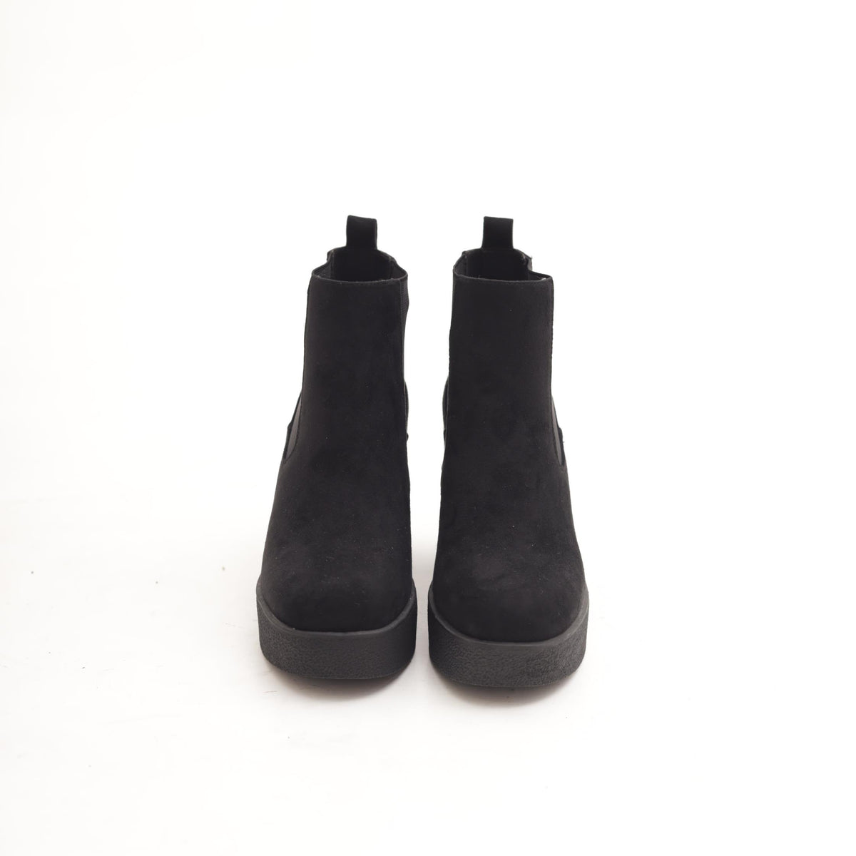 STIVALETTO IN CAMOSCIO VINTAGE NERO 