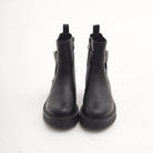 STIVALETTO ELASTICO E ZIP NERO 