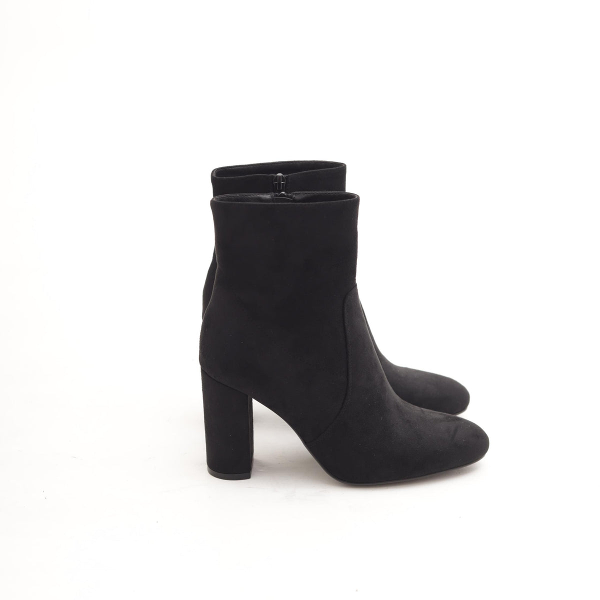 STIVALETTO CAMOSCIO NERO<BR/> 