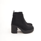 STIVALETTO PLATFORM IN CAMOSCIO NERO 