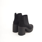 STIVALETTO PLATFORM IN CAMOSCIO NERO 