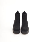 STIVALETTO PLATFORM IN CAMOSCIO NERO 