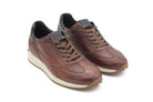 SNEAKERS IN PELLE CUOIO CON GOMMINI 
