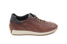 SNEAKERS IN PELLE CUOIO CON GOMMINI 