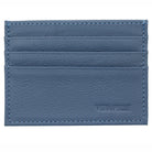 PORTACARTE PELLE BLU 