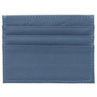 PORTACARTE PELLE BLU 