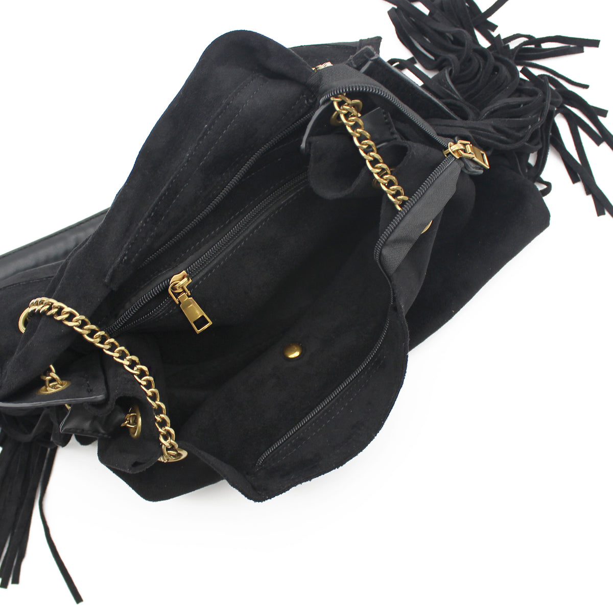 BORSA VENUS FRANGE NERA 