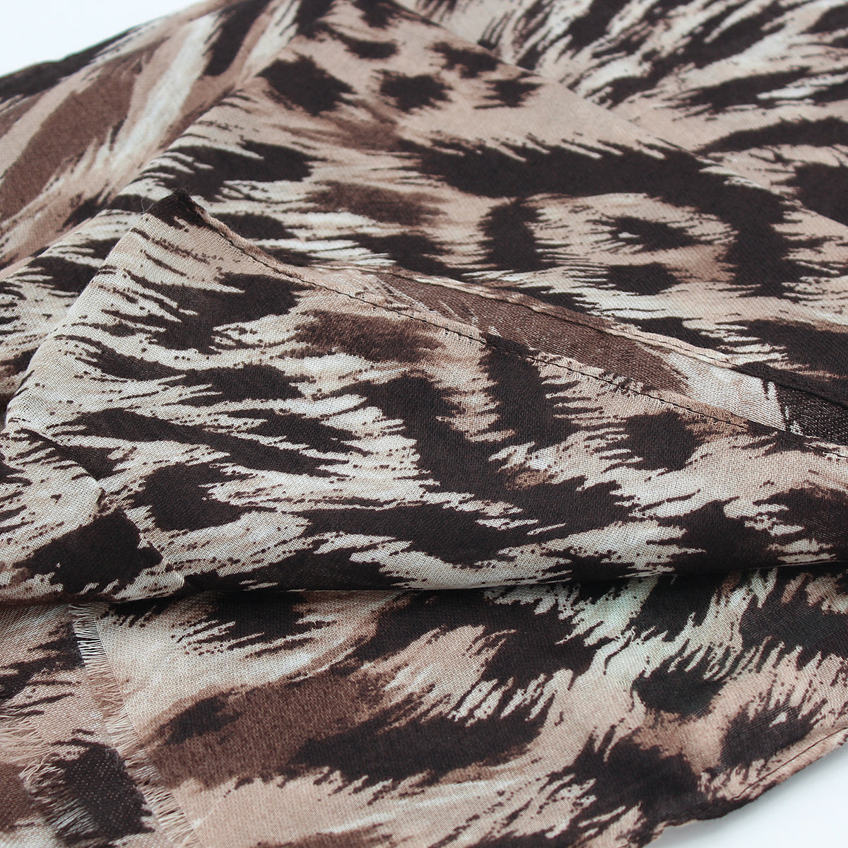 SCIARPA ANIMALIER MARRONE 