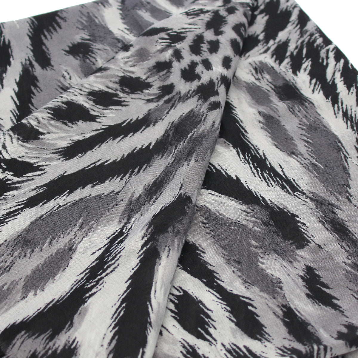 SCIARPA ANIMALIER NERA 