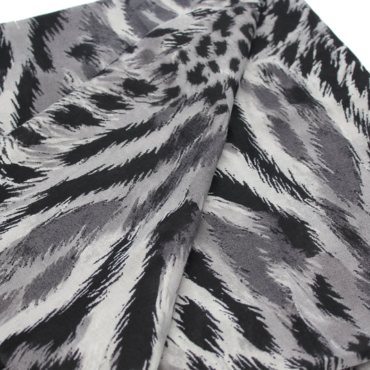 SCIARPA ANIMALIER NERA 