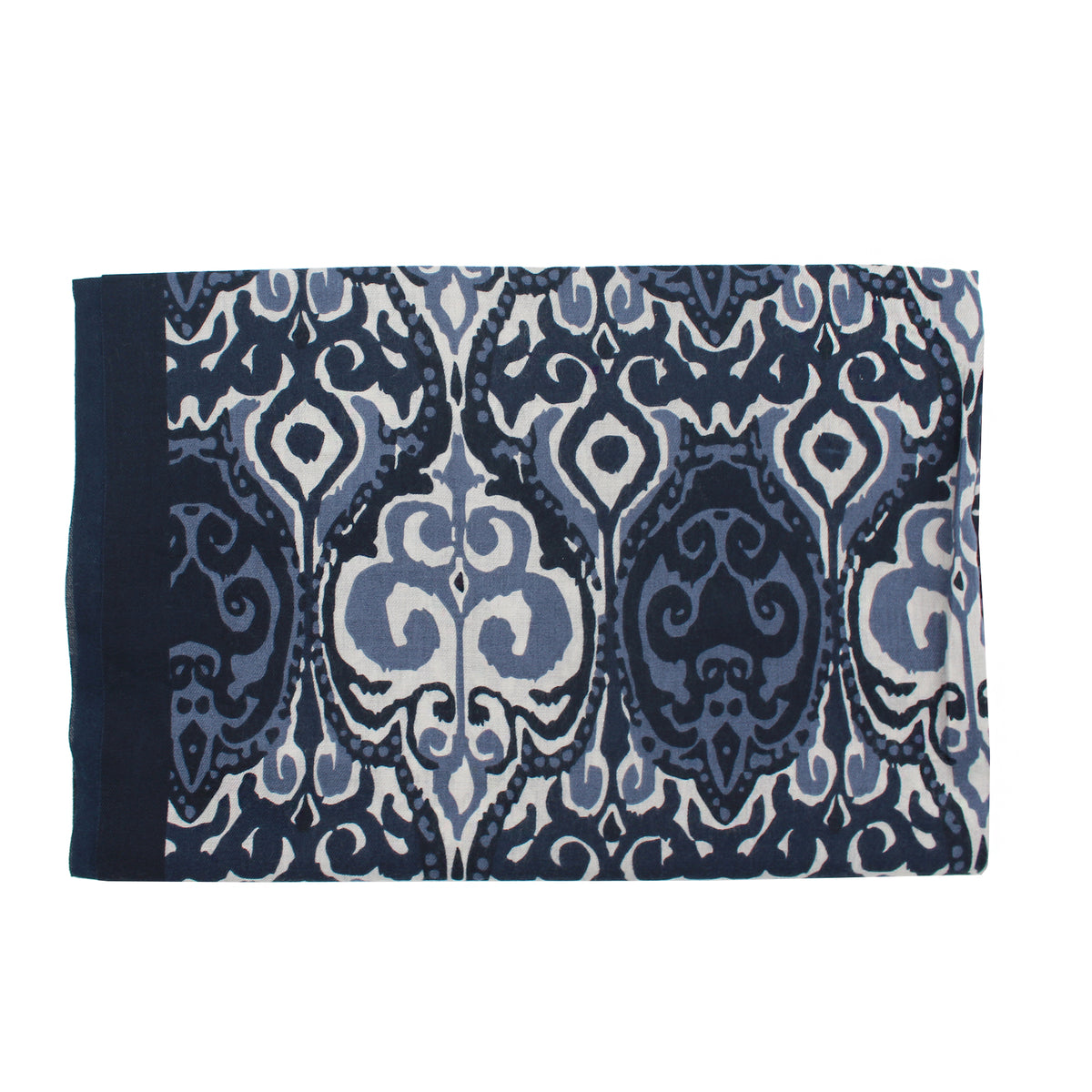 SCIARPA FANTASIA ARABESQUE BLU 