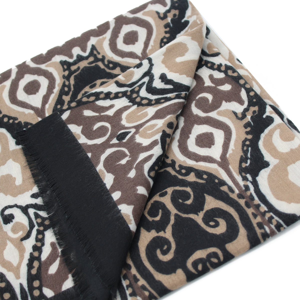 SCIARPA ARABESQUE MARRONE 