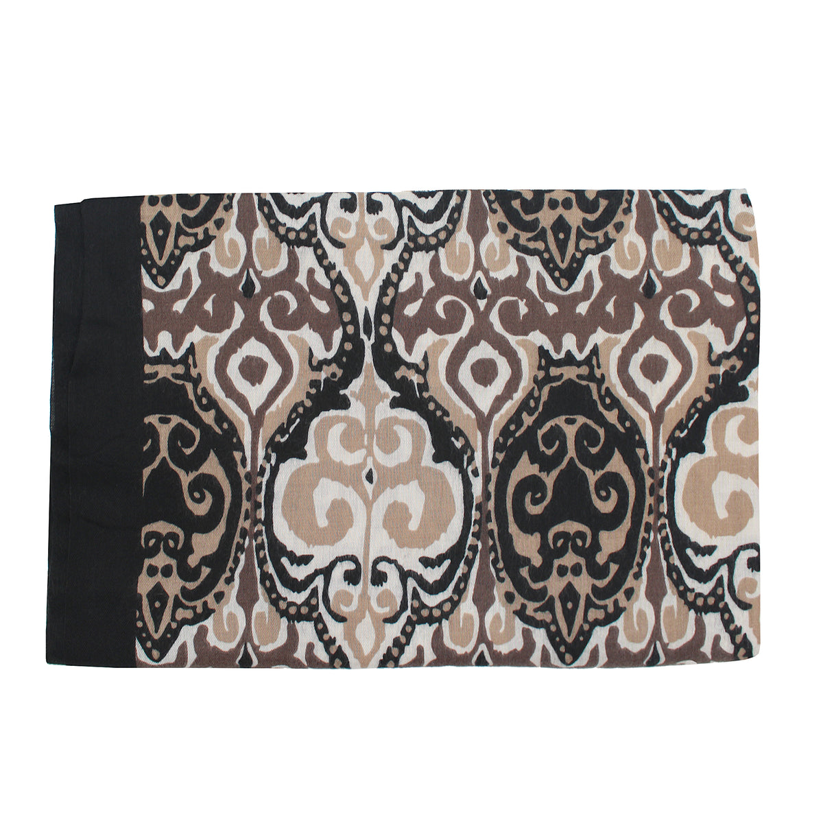 SCIARPA ARABESQUE MARRONE 