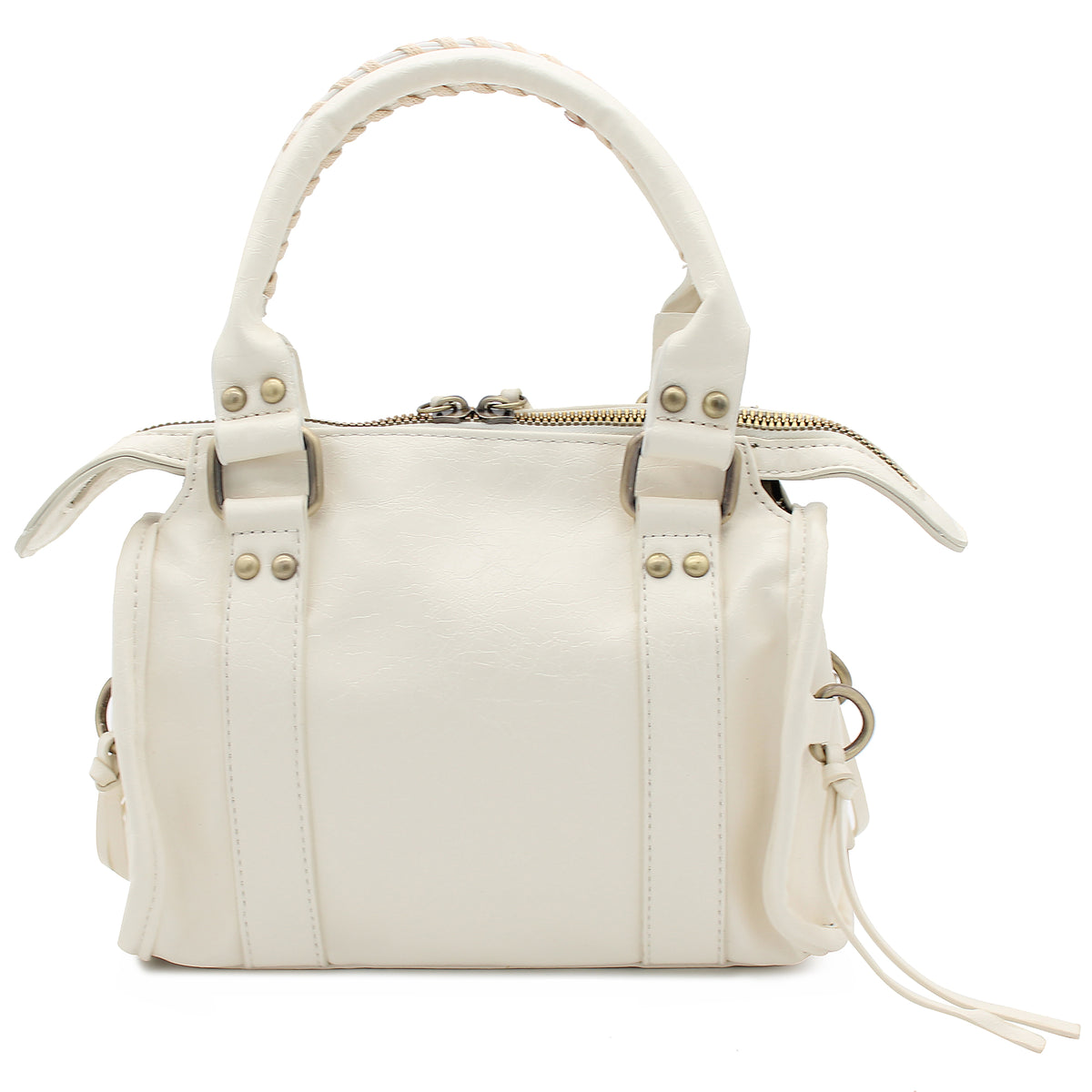 BORSA SPECCHIO PICCOLA ECOPELLE BIANCO 