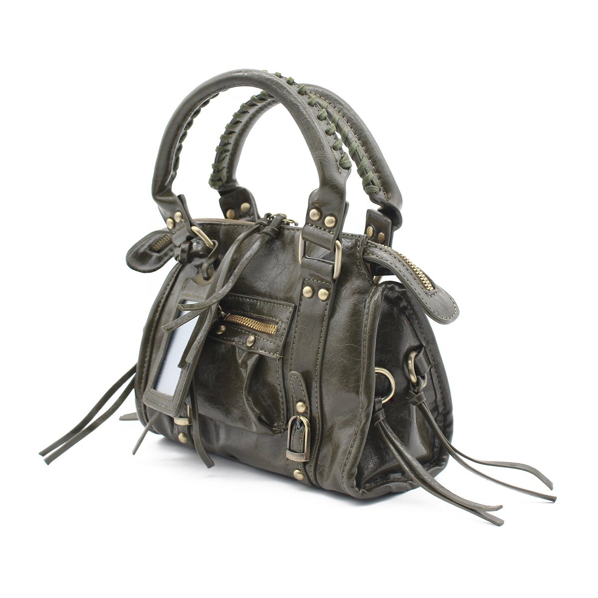 BORSA SPECCHIO PICCOLA ECOPELLE BORDEAUX 