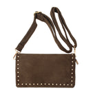 BORSA A BUSTINA CAMOSCIO VERDE 