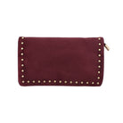 BORSA A BUSTINA CAMOSCIO BORDEAUX 