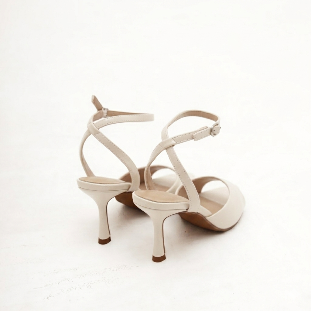 SANDALO FASCIA E CINTURINO BEIGE