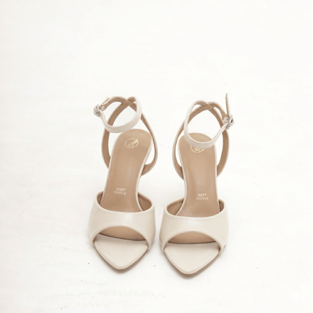 SANDALO FASCIA E CINTURINO BEIGE
