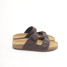 SANDALO BIO DOPPIA FASCIA CAFFE' 