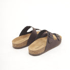 SANDALO BIO DOPPIA FASCIA CAFFE' 