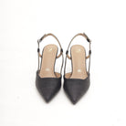 SLINGBACK CHIFFON NERO 