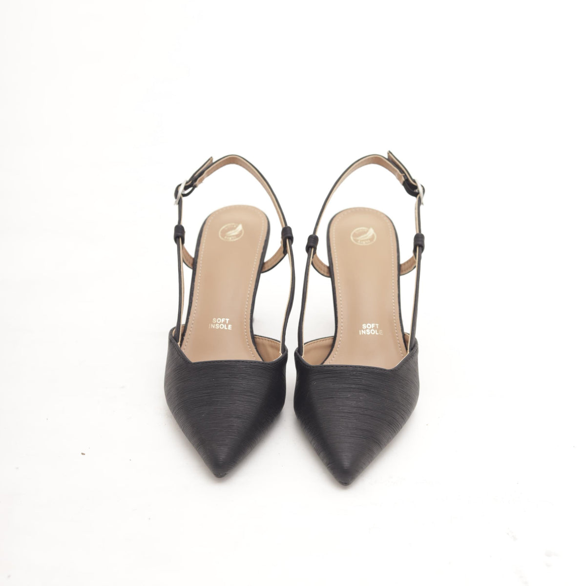 SLINGBACK CHIFFON NERO 