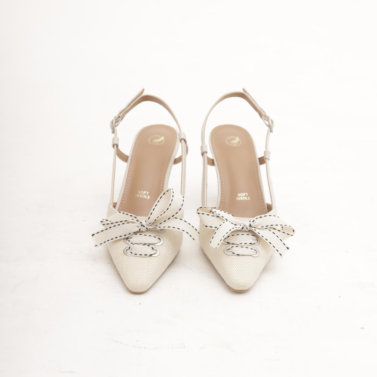 SLINGBACK NASTRO BEIGE 